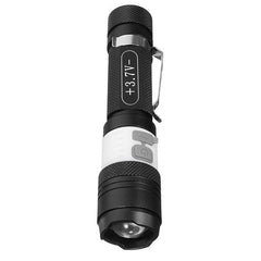 Zoomable LED Flashlight - 18650 Handlamp Light Lamp