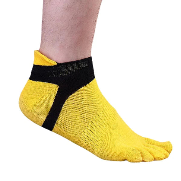 Five Toes Sports Outdoor Anklet Socks - Deodorant, Anti-bacterial, Thick, Comfortable, Casual