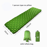 Lightweight TPU Sleeping Pad - Moisture-Proof, Portable Inflatable Air Mattress for Outdoor Camping