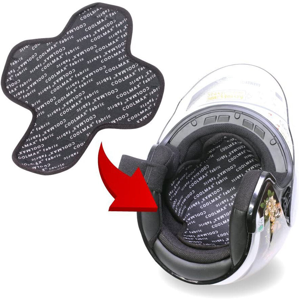 Motorcycle Helmet Inner Liner Heat Insulation Pad for Electric Bike, Scooter, Outdoor Riding