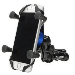 4-6" X-Type Phone GPS Holder for E-Scooters, Motorcycles, Bikes - Aluminum Alloy, Handlebar/Rear View Mirror Mount