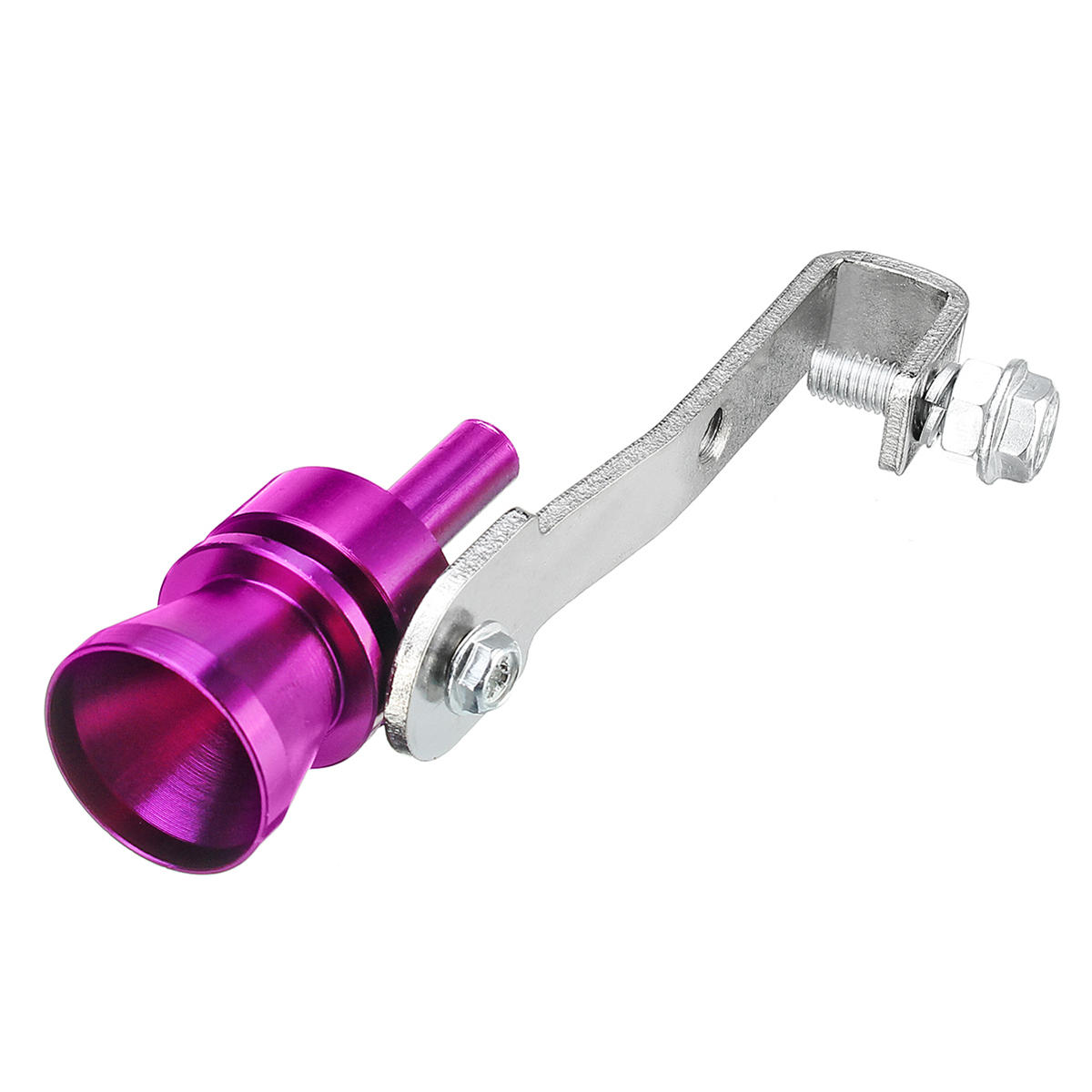 Purple Aluminum Turbo Sound Whistle Exhaust Muffler Simulator Pipe Blow-Off Valve - Available in S/M/L/XL