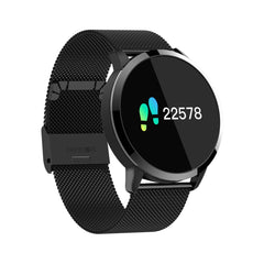 Stainless Steel SmartWatch 0.95 inch OLED Color Screen Blood Pressure Heart Rate Smart Watch - JustgreenBox