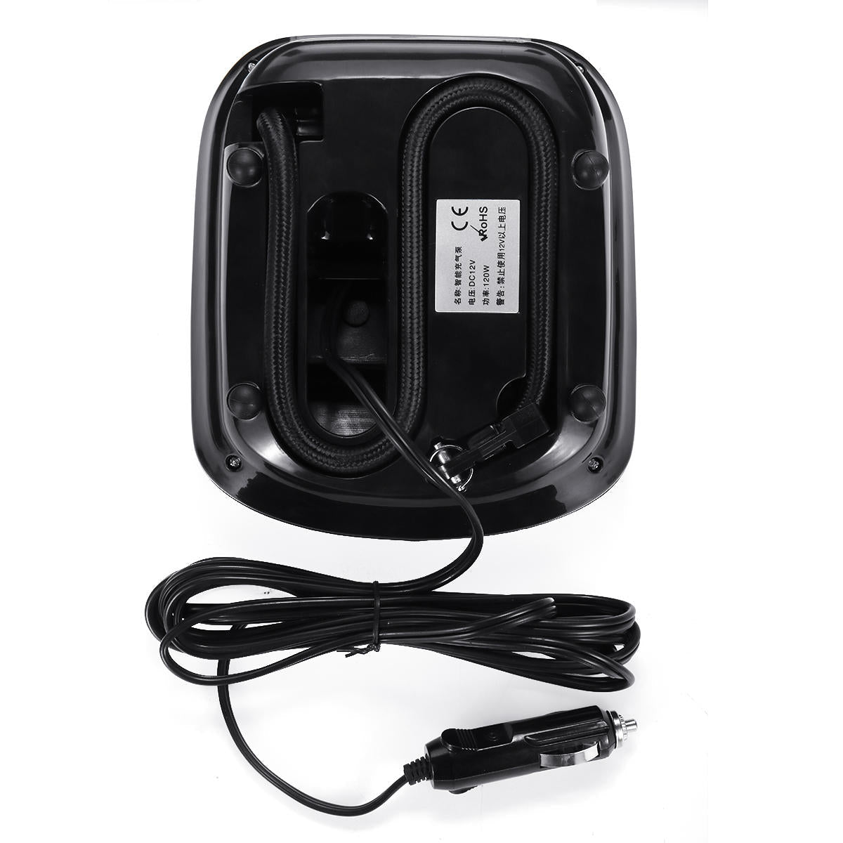 12V 120W Durable Electric Auto Tire Inflator - Portable Car & Motorcycle Air Pump Compressor DC