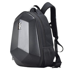 15.6" Motorcycle Riding Backpack - Hard Shell, Rainproof, Locomotive Shoulder Bag, Computer Compatible