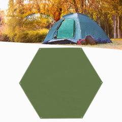 Outdoor Waterproof Camping Tarp: Multifunctional Picnic Mat, Beach Mat, Tent Footprint, Hexagonal Moisture-Proof Pad