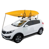 Kayak Roof Rack Carrier - 1 Pair, Mounted Top Bar for Canoe, Ski, Surf - Vehicle Attachment Holder