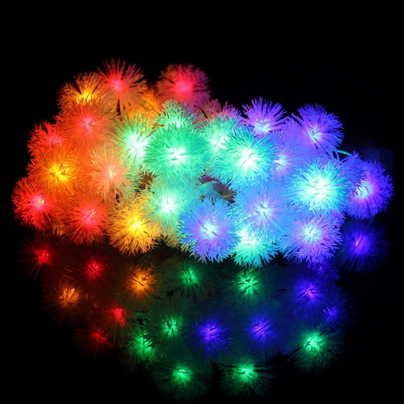 4M 40LED Multi-color Snow Fairy String Lights - Flexible, Portable, High Brightness