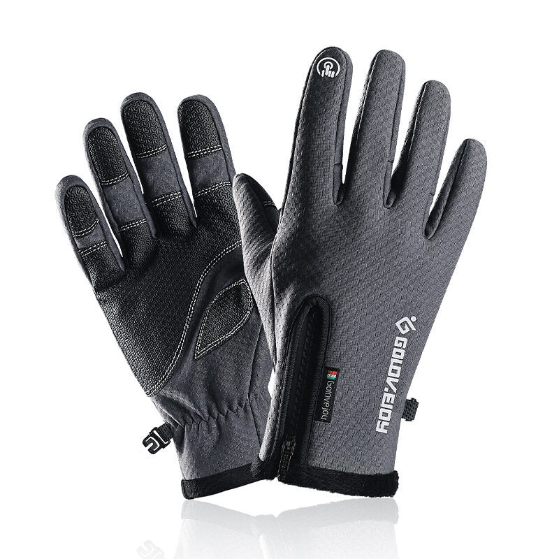 Winter Warm Touch Screen Gloves - Windproof, Waterproof, Non-slip for Sports, Riding, Mountaineering