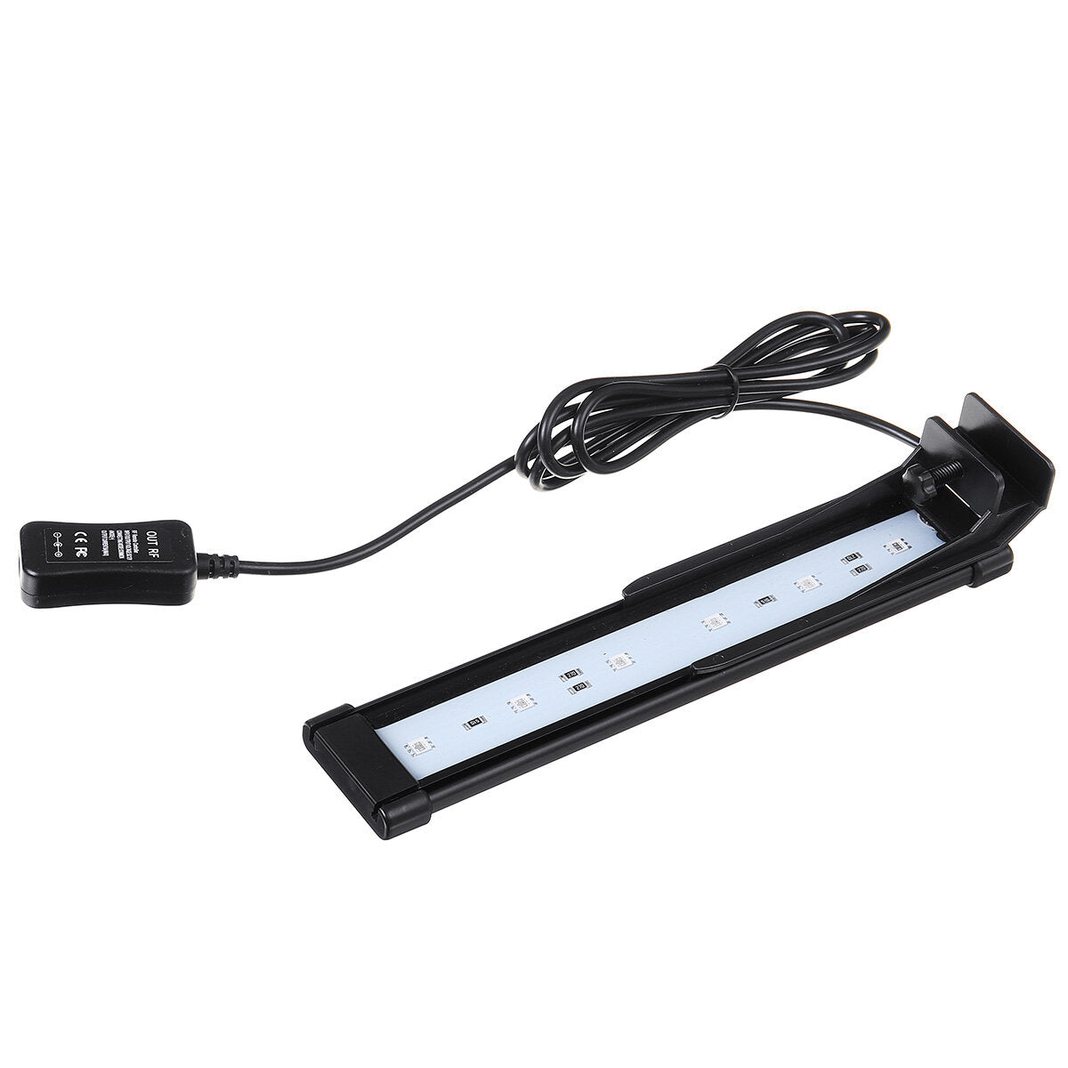 22 cm dimmbares RGBW-LED-Aquarienlicht mit Fernbedienung – Farbwechsel, passend für Aquarien/Fischbehälter