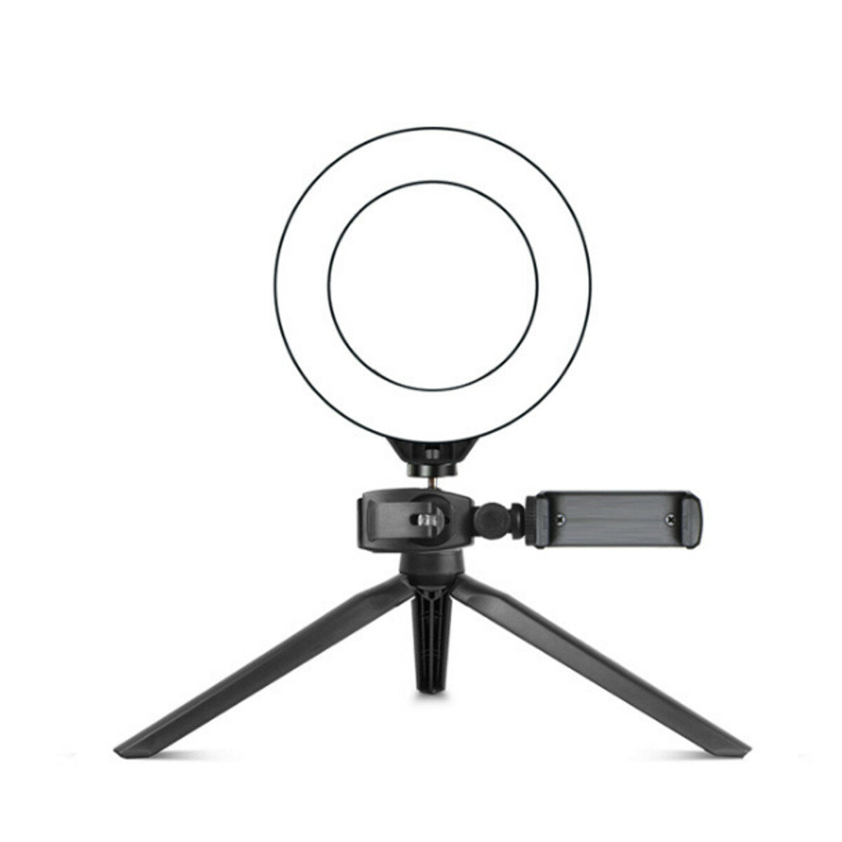 Dimmable LED Ring Light Stand 3200K-5800K for Selfie, Video, Photo, Live Show