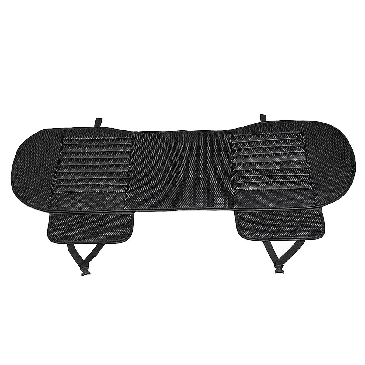 Universal PU Leather Car Rear Seat Cover - 138x49cm Seat Protector Cushion Pad