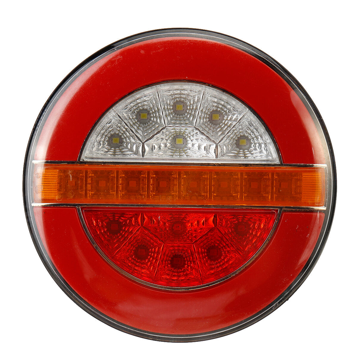 12-24V 20LED Neon Rear Tail Lights Turn Signal Reverse Lamp for Truck, Lorry, Van, Caravan, Bus, Camper