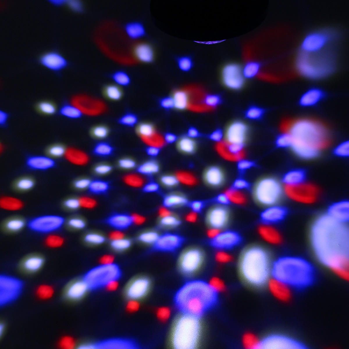 RGB 4 LED Crystal Magic Rotating Ball Stage Light for Party, KTV, Bar, Disco, DJ - AC90-245V