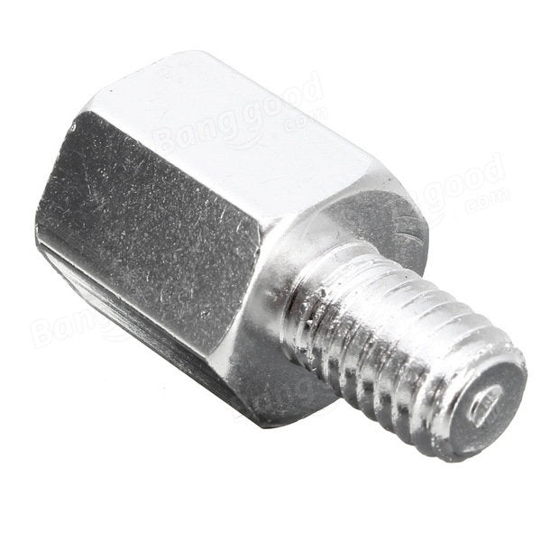 Motorcycle Rear View Mirror Adapter Screw 8mm to 10mm Conversion Positive/Negative Threads