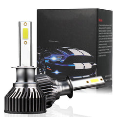 2PCS 55W 4800LM 6500K Car LED Headlight/Fog Light Bulbs, IP68 Waterproof, High Brightness Replacement