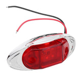 LED Side Marker Indicator Lights Clearance Lamp DC 24V for Truck, Trailer, and Bus