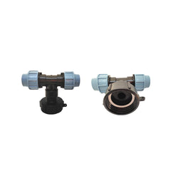 Ton Barrel Water Tank Valve Connector - 20/25/32mm Tee Union Adapter Fitting Parts for Barrels