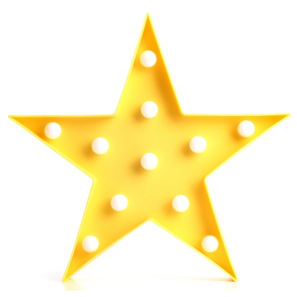 Cute LED Star Night Light for Baby Kids Bedroom Home Decor