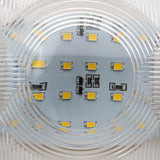 12V LED Interior Double Dome Ceiling Light 6.5W 4500K White for RV, Boat, Camper, Trailer