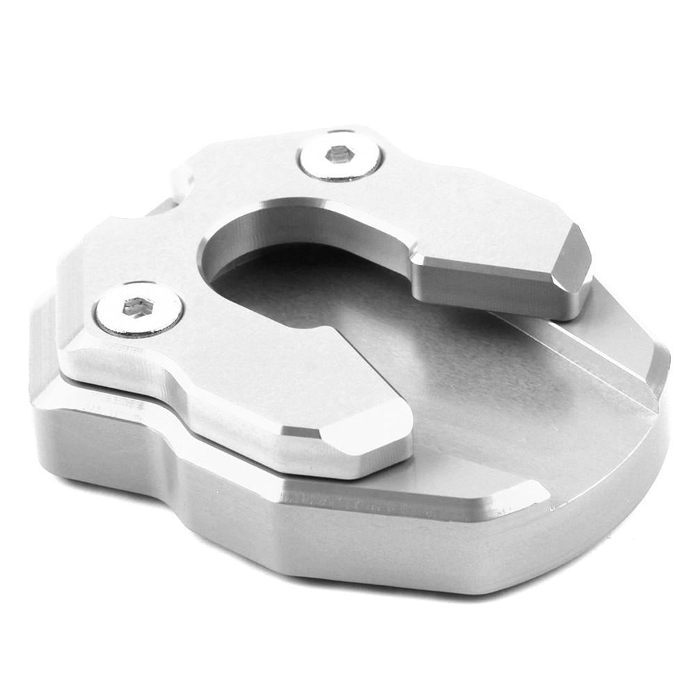 Motorcycle Side Stand Extension Pad - Flat Foot Enlarger Pegs for Stability