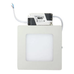 9W Square LED Panel Light for Wall/Ceiling Mount, AC 85-265V