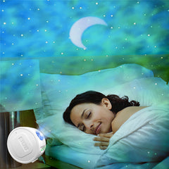 3-in-1 USB LED Galaxy Starry Night Light Sky Projector Ocean Wave Star Lamp