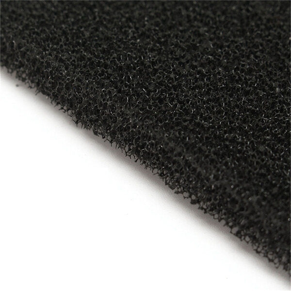 10pcs 28PPI Black Activated Carbon Foam Sponge Air Filter Pads for Smoke Absorber