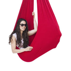 Calming Mesh Swing Hammock, Thickened Nylon Fabric, Holds Up to 100kg, 280x150cm