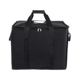 Reusable 58L Insulated Grocery Cooler Bag Tote with Zippered Top - Large Shopping Box Bags