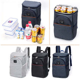 20L Waterproof Thermal Backpack - Large Insulated Cooler Bag for Picnics and Outdoor Use