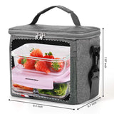 Fashion Insulated Thermal Cooler Lunch Box Food Bag for Work, Picnic, School - Bolsa Termica Loncheras para Mujer