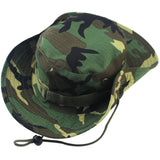 Fashion Military Camouflage Bucket Hat - Wide Brim Sun Protection for Fishing, Camping, and Outdoor Activities