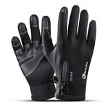 Winter Thermal Fleece Touchscreen Gloves for Cycling, Hiking, Camping, and Skiing - Soft and Warm Cold Weather Gear