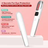 Mini Electric Vibration Eye Face EMS Red Light Therapy Anti-Ageing Wrinkle Dark Circle Removal