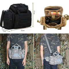 Outdoor Military Tactical Shoulder Bags - Trekking, Sports, Travel, Camping, Hiking, Camouflage Rucksacks