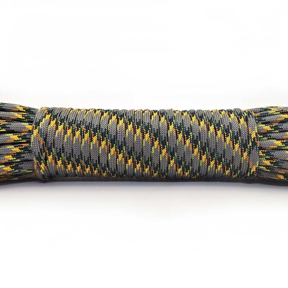 4mm Diameter 7-Strand Paracord for Survival, Camping, Climbing, Hiking, Clothesline, and Lanyard