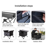 Portable Ultra-light Folding Camping Table with Storage Bag for Fishing, Picnic, Hiking, and Outdoor Activities