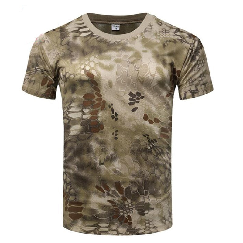 Quick Dry Camouflage T-Shirt for Men - Summer Collection