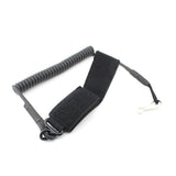 Coil Sling Rope Lanyard Molle Elastic Hunt Pistol Tool Belt Backpack Airsoft Gun Handgun Shooting Military Bag Strap