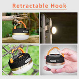 Rechargeable LED Camping Lantern - Mini Tent Light, USB Powered for Emergency, Outdoor, Power Outage, Hiking