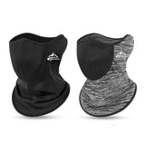 Warm Neck Guard Scarf with Honeycomb Vents - Windproof Half Face Mask for Cycling and Camping