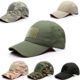 Adjustable Tactical Camouflage Hat for Military, Airsoft, Hunting, Camping, Hiking, and Fishing