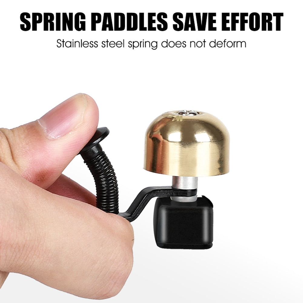 MTB Cycling Bells: Small Bicycle Bell for Mountain & Road Bikes - Safety Horn Sound Alarm