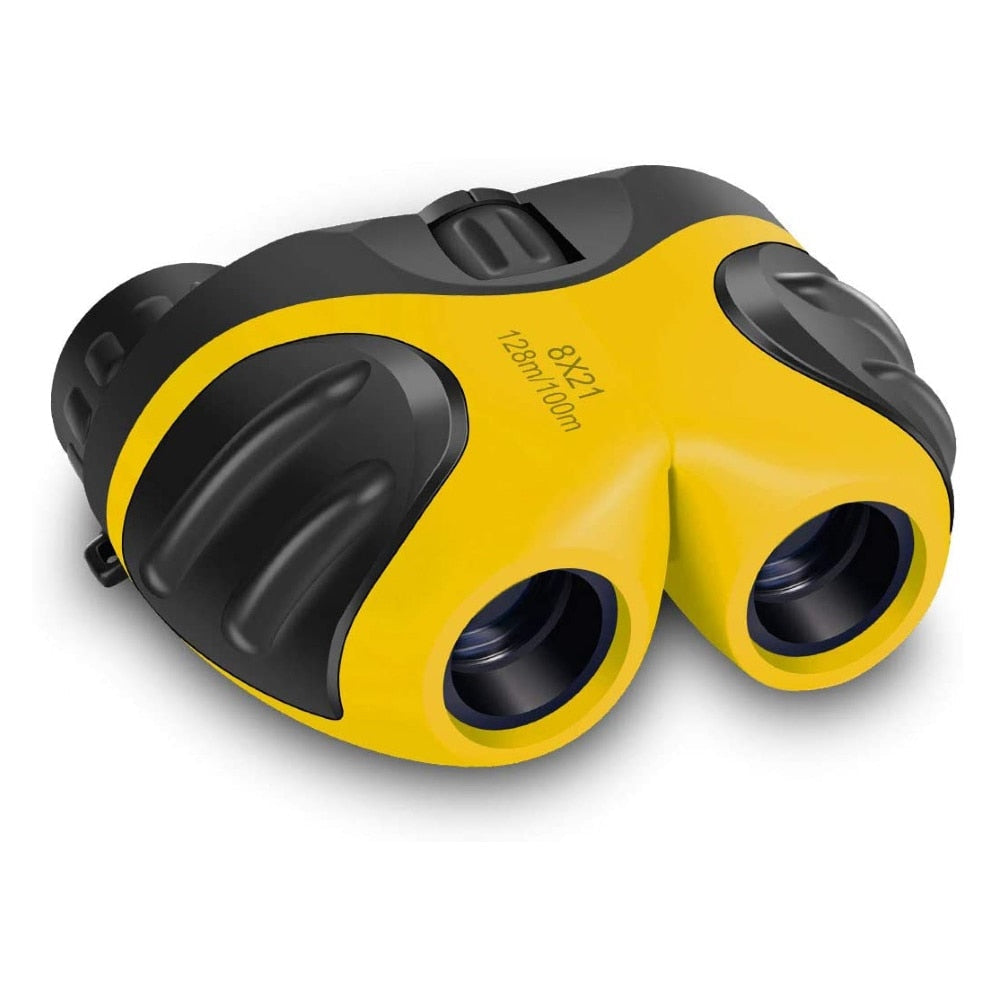 Compact Shock-Proof Kids Telescope Binoculars for Bird Watching, Tourism, Camping, and Birthday Gifts