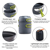 Ultralight Camping Cooking Utensils Set - Outdoor Tableware for Hiking, Picnic, Travel, and Tourist Supplies