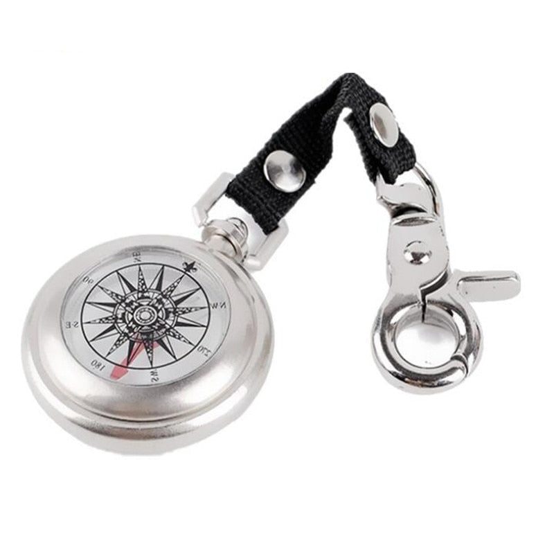 Portable Keychain Compass for Camping, Hiking, and Outdoor Sports Equipment