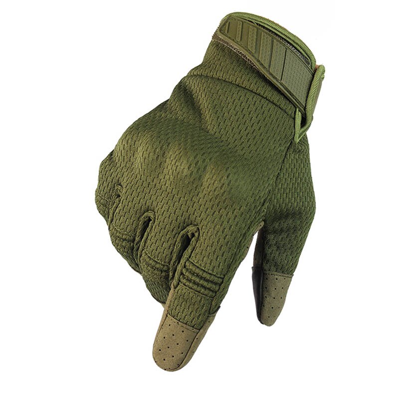 Camouflage Tactical Full Finger Touch Screen Gloves - Military, Hunting, Hiking, Camping, Breathable Sport Gloves