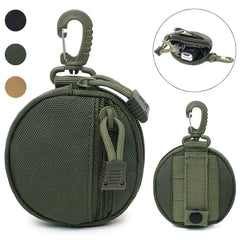 1000D Tactical Wallet Pocket Military Accessory Bag - Portable Mini Money Coin Pouch & Keys Holder for Hunting & Camping