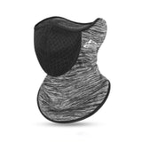 Warm Neck Guard Scarf with Honeycomb Vents - Windproof Half Face Mask for Cycling and Camping